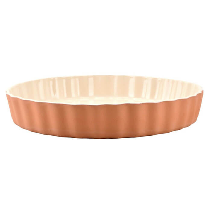 Hliněná forma na dort s glazurou 30 cm