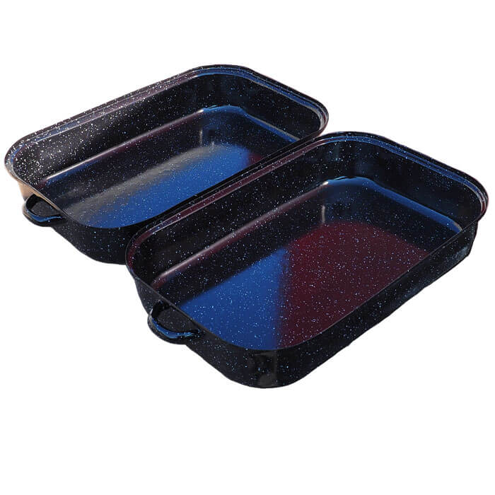 Smaltovaný pekáč 38 x 22 cm DUO