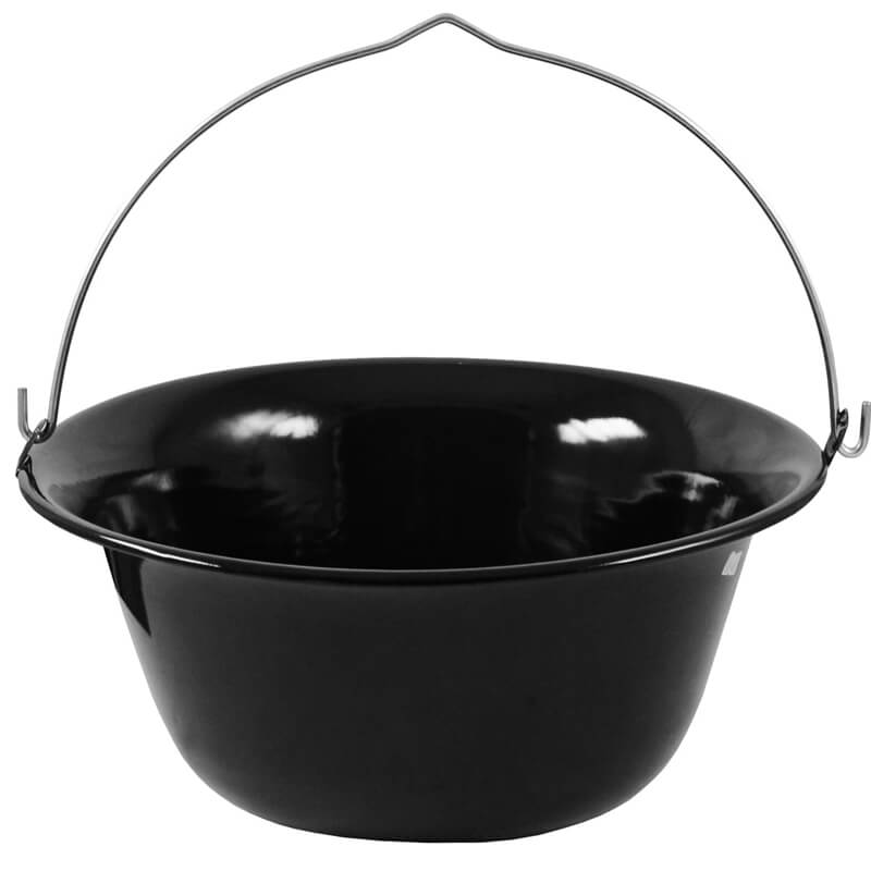 Smaltovaný kotlík 14 L + kovová kotlina 36 KOV