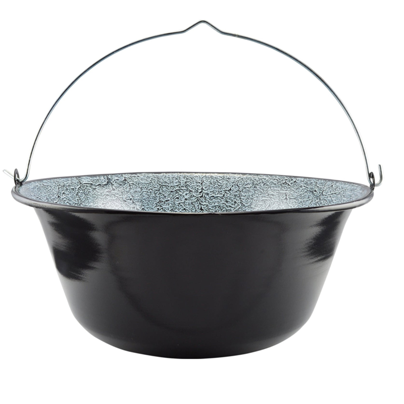 Smaltovaný kotlík 30 L + kovová kotlina 45 KOV