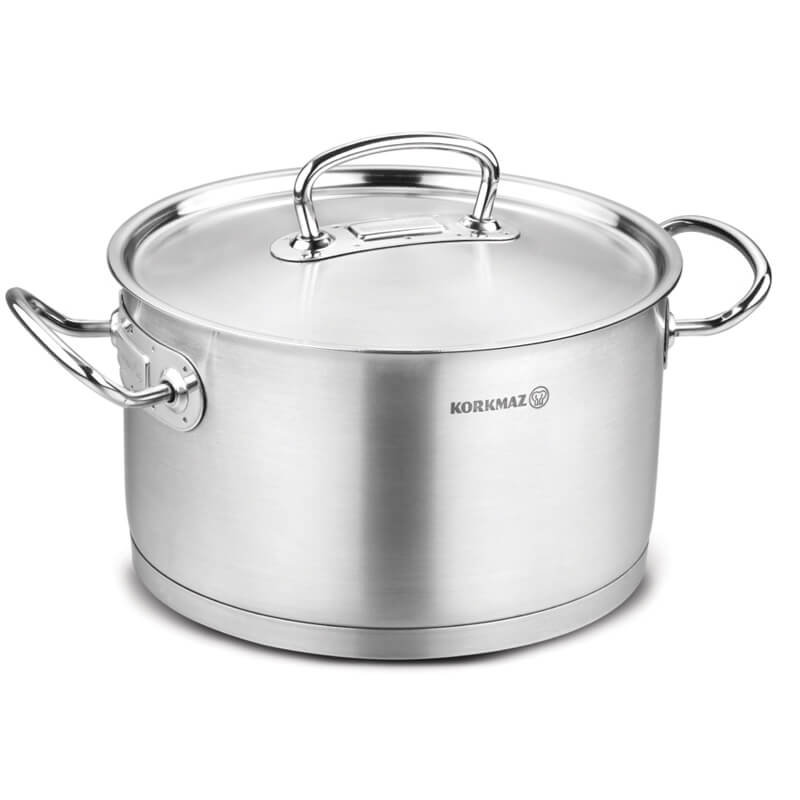 Sada nerezových hrnců s poklicí + rendlík 2 + 1 ks 6 L, 10 L, 2,8 L