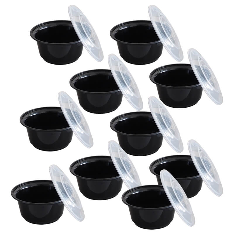 Plastové boxy (misky) na guláš + víčky 1000 ml 10 ks