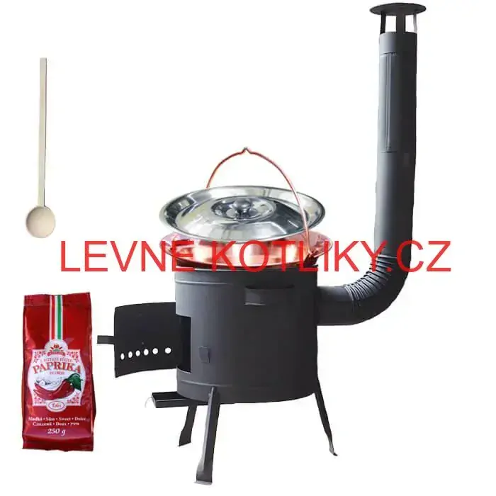 Měděný kotlík 20 L (1,2 mm) + silnostěnná (1,5 mm) žáruvzdorná kotlina BALKY STRONG 42 PLUS 600