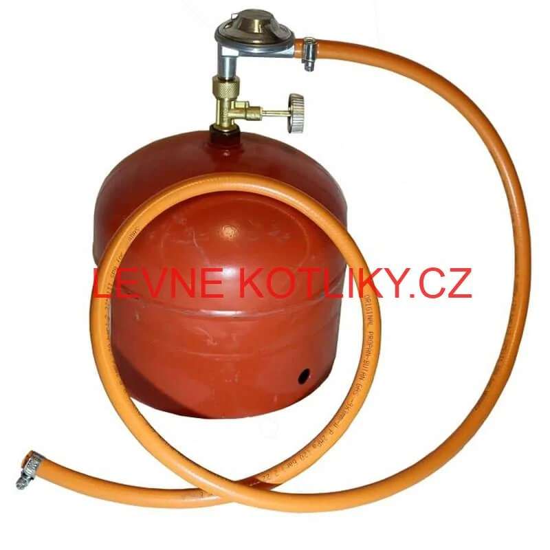 Regulátor tlaku plynu pro 2 kg PB láhev + hadice a ventil