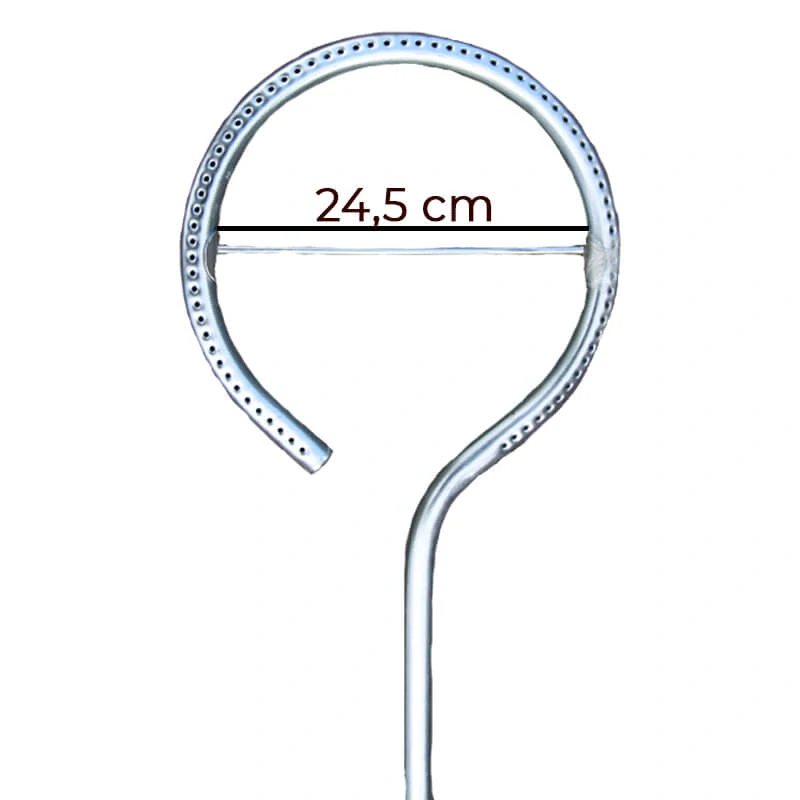 Plynový hořák na bombu 24,5 cm - 3,5 kW, regulace výkonu, s nožičkami