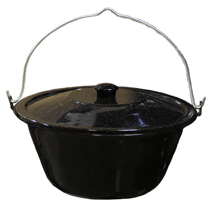 Smaltovaný kotlík 30 L + poklice