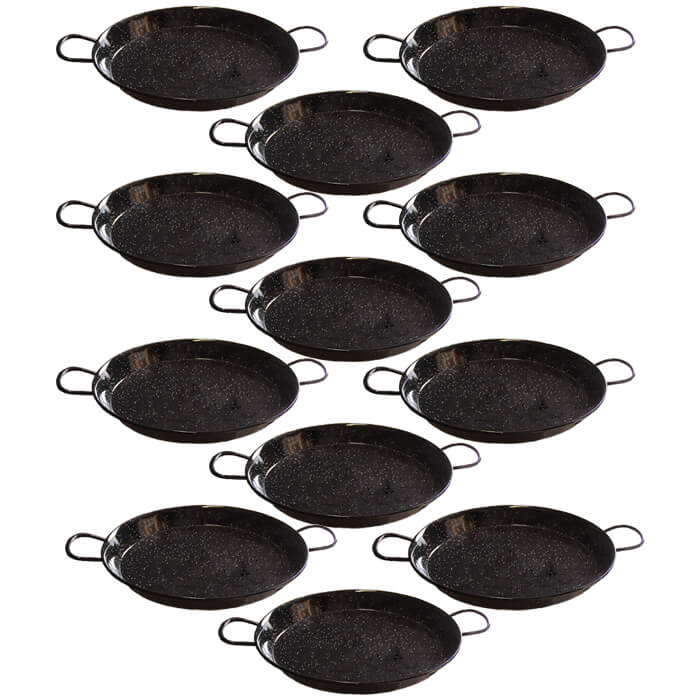 Paella Tapas catering 20 cm - 12 ks pánví