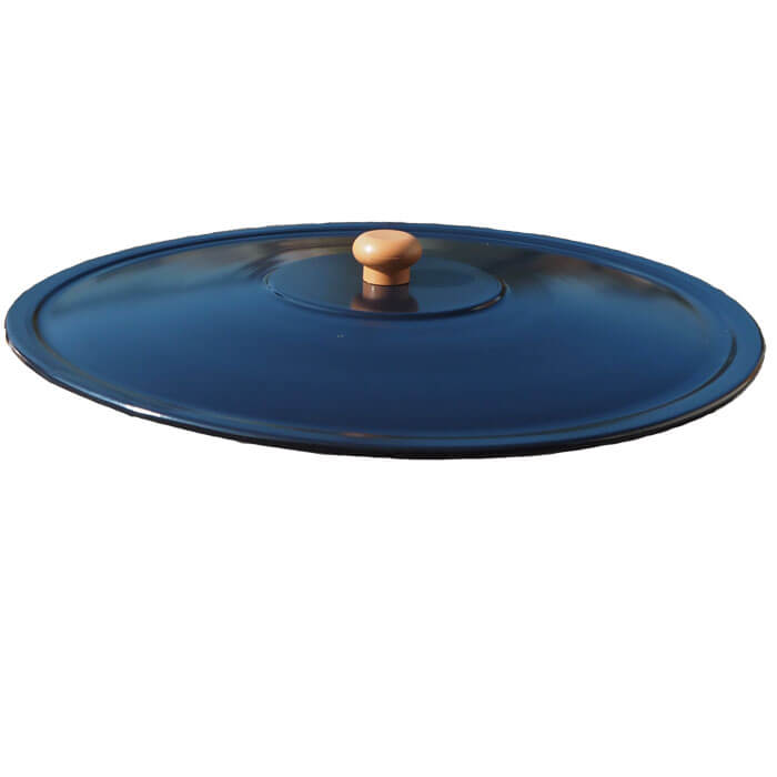Smaltovaná poklice veliká 57 cm
