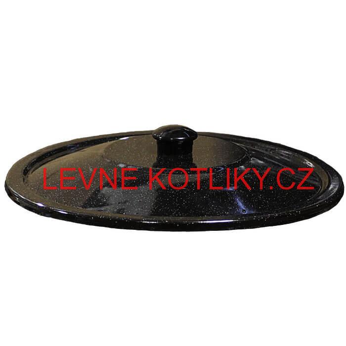 Smaltovaná poklice veliká 57 cm