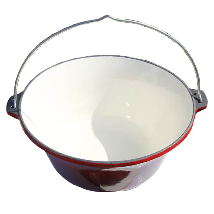 Litinový kotlík 7,2 L se smaltovaným povrchem