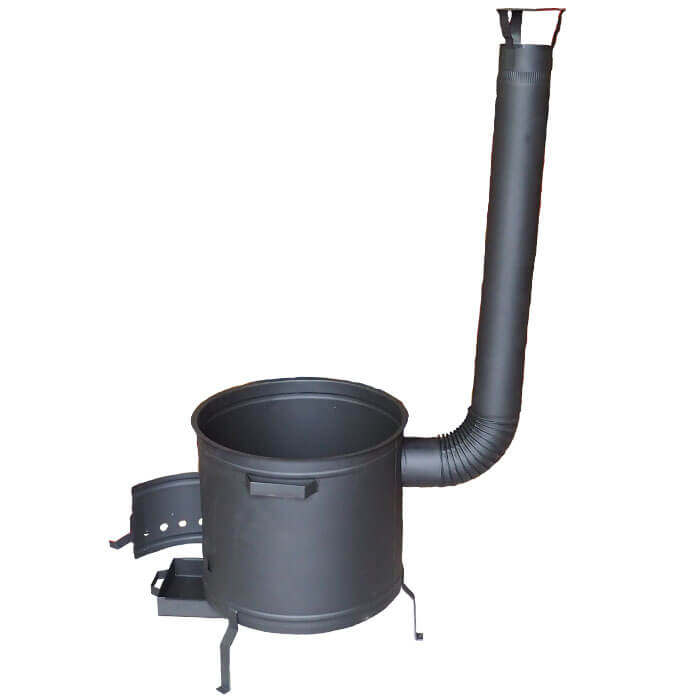 Kotlina pod kotle a kotlíky 60 cm + žáruvzdorná barva Plus 600
