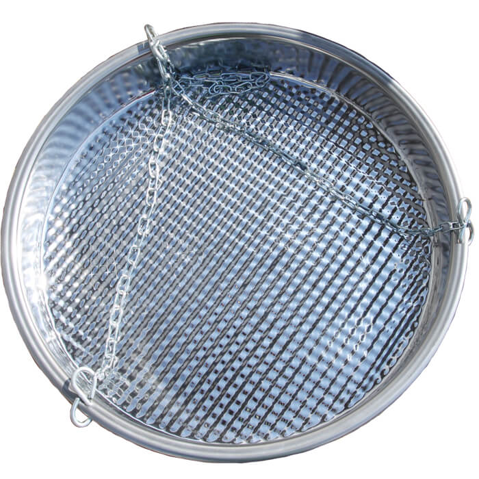 Nerezová pánev s řetízkem 42 cm INOX