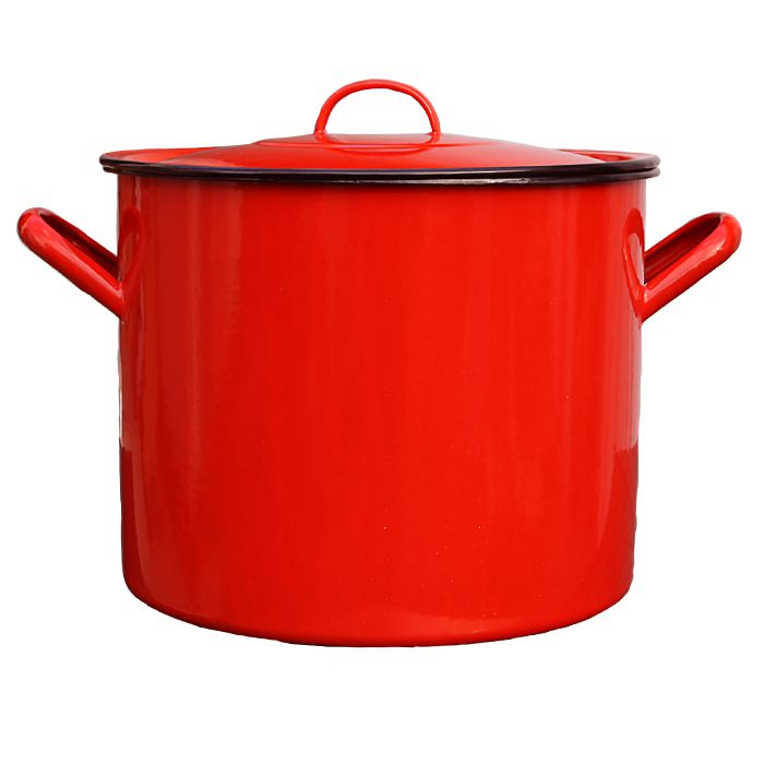 Smaltovaný hrnec s poklicí 25 L