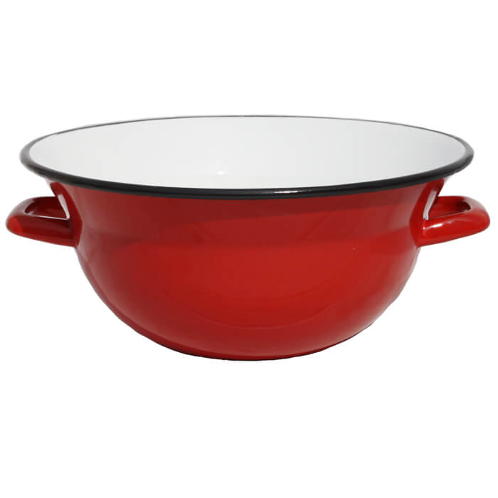 Smaltovaná miska s držáky (Vajling) 30 cm