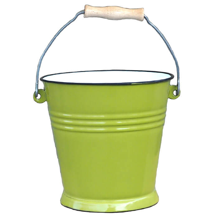 Smaltované vědro 5 l GREEN