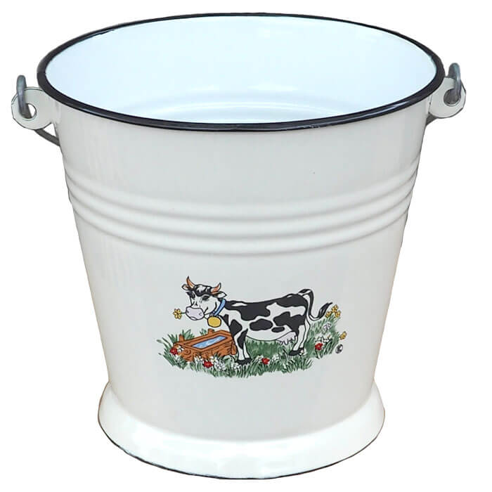 Smaltované vědro 5 L DECOR
