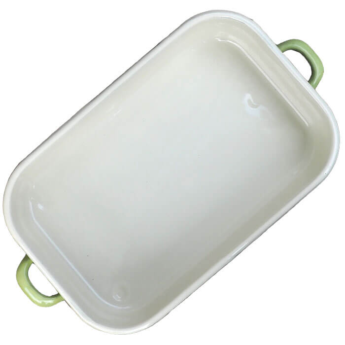Smaltovaný pekáč 46 x 24 cm GREEN