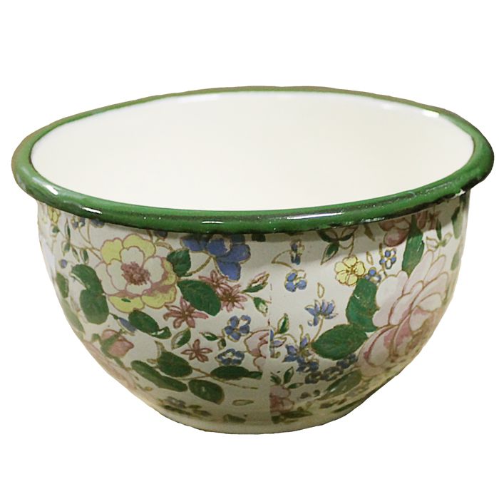 Smaltovaná vzorovaná miska 17 cm DECOR