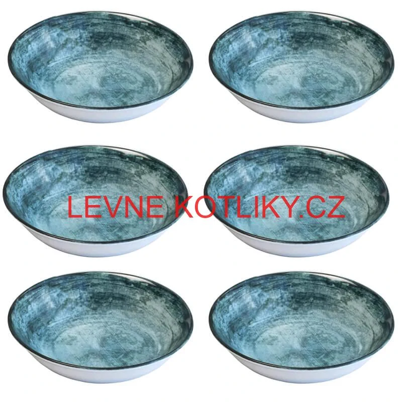 Souprava keramických talířů 18 ks BLUE