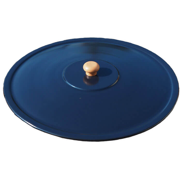 Smaltovaná poklice veliká 57 cm