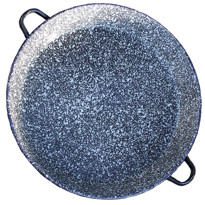 Smaltovaná grilovací pánev s oušky 42 cm