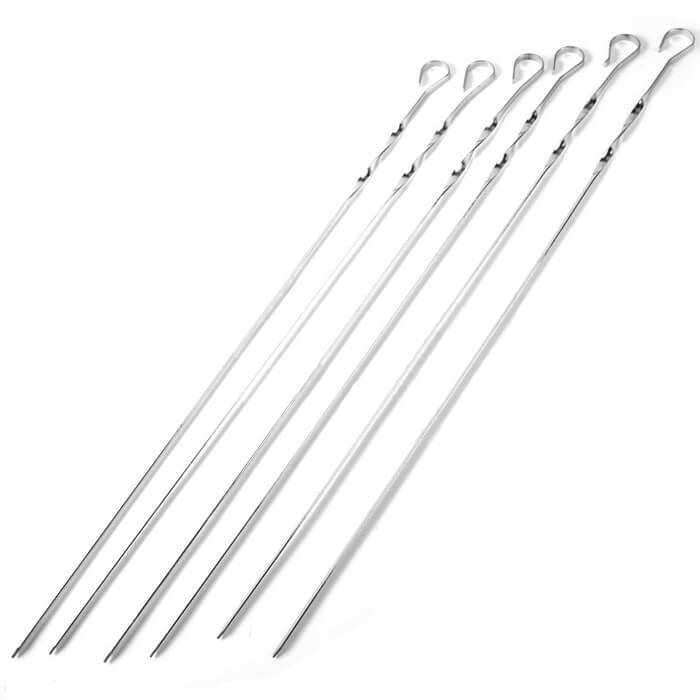 Jehly na špízy 6 ks, 56 cm