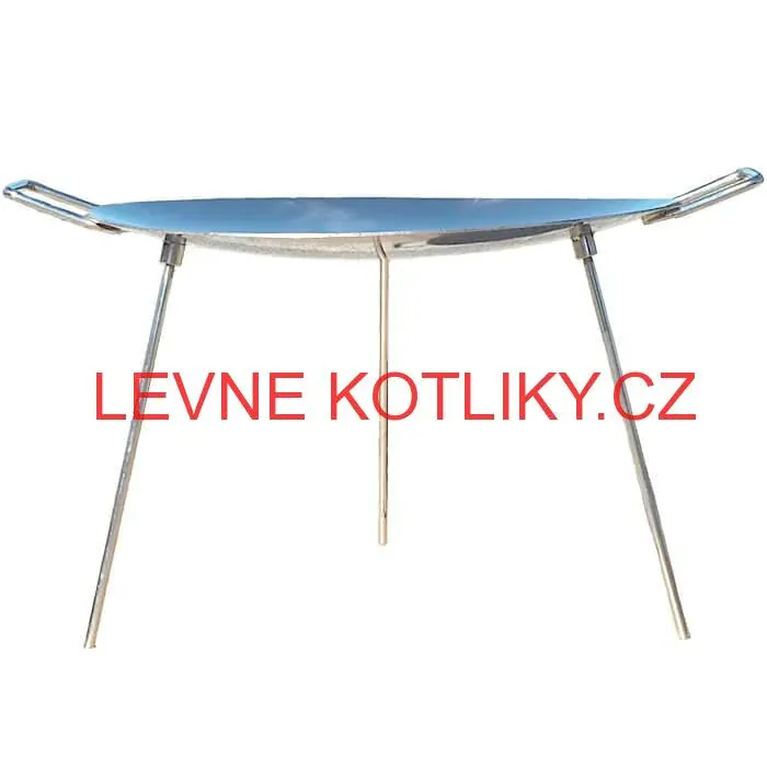 Nerezová pánev s nožičkami 55 cm BBQ