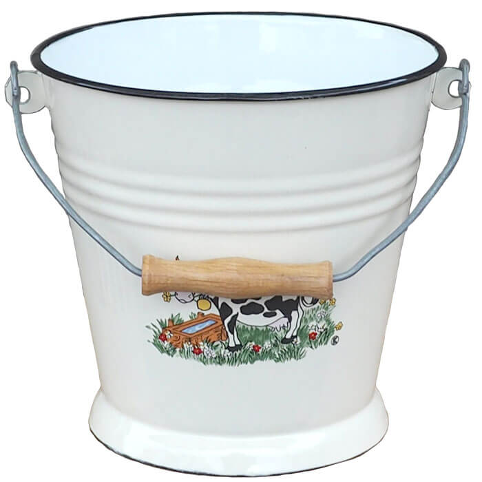 Smaltované vědro 5 L DECOR