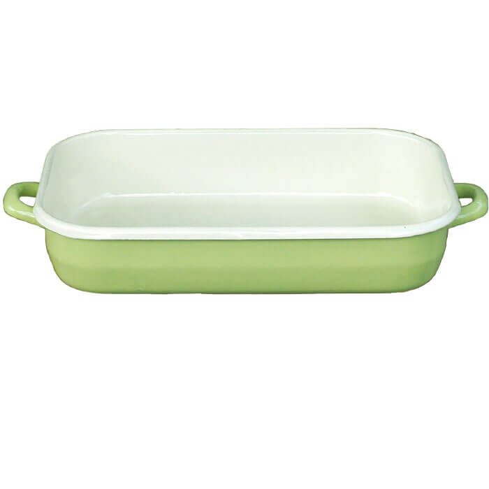 Smaltovaný pekáč 46 x 24 cm GREEN
