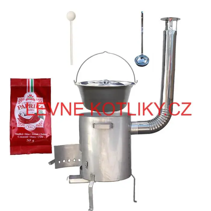 Nerezový kotlík 30 L (1,5 mm) + nerezová kotlina (1,5 mm) 45 cm STRONG EXCLUSIVE