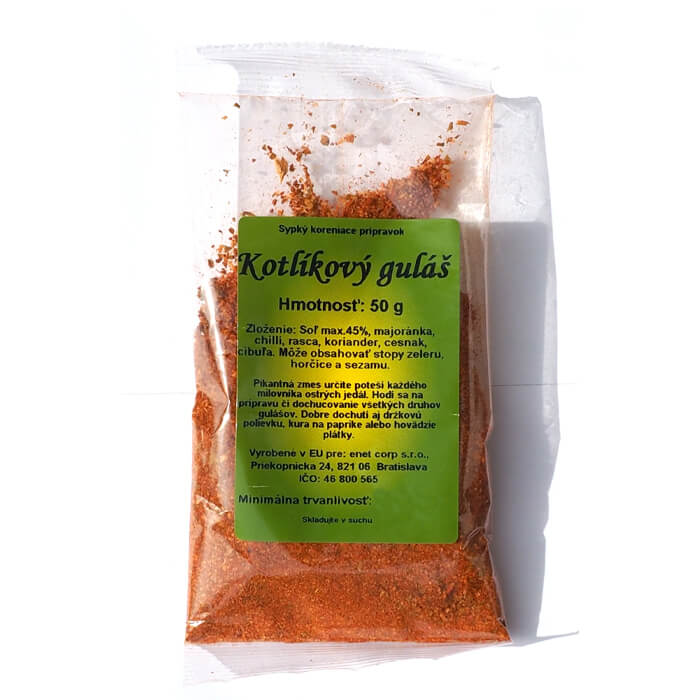 Smaltovaný kotlík 20 L + koření na kotlíkový guláš 50 g