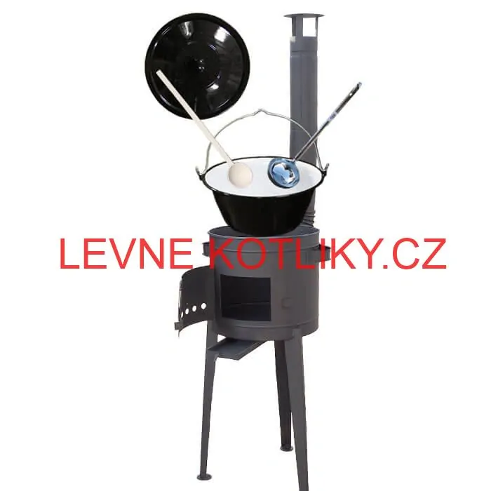 Smaltovaný kotlík 20 L (1,2 mm) + vysoká kotlina (1,5 mm) HODO 42 PLUS 600