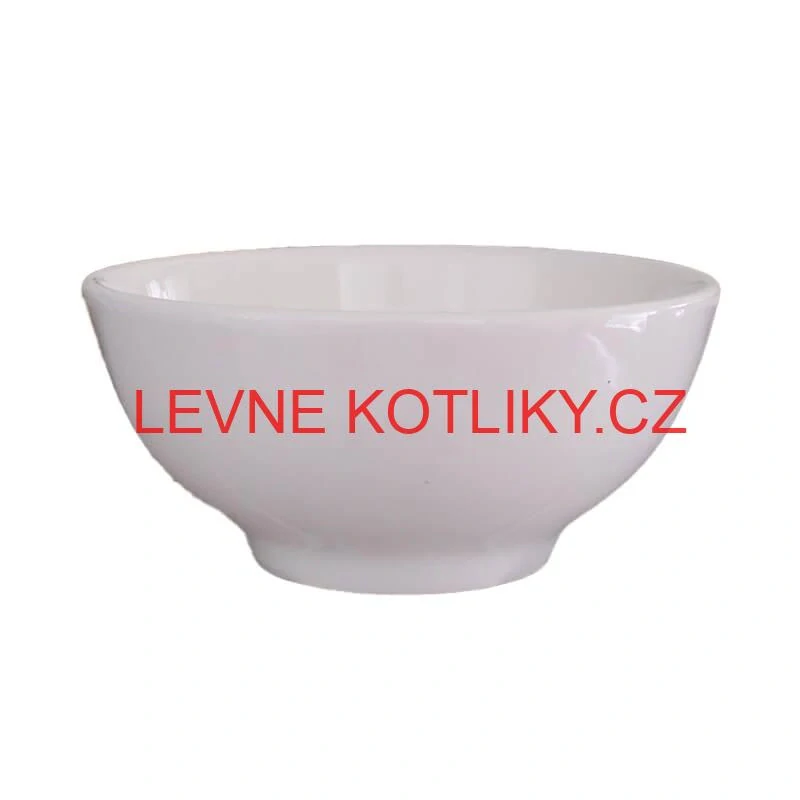 Keramická miska na servírování guláše 15 cm bílá