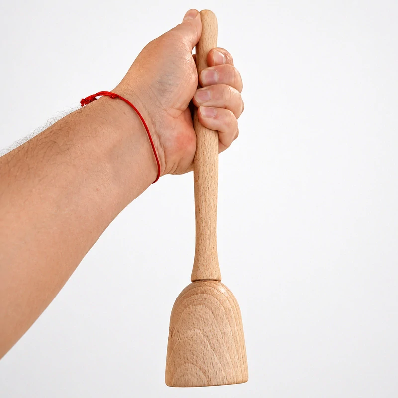 Dřevěný drtič na brambory a zeleninu 30 cm