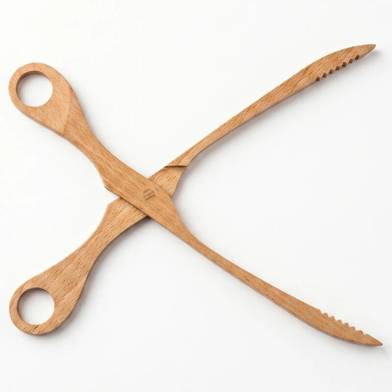Dřevěné grilovací kleště 29 cm