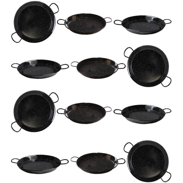 Paella Tapas catering 20 cm - 12 ks pánví