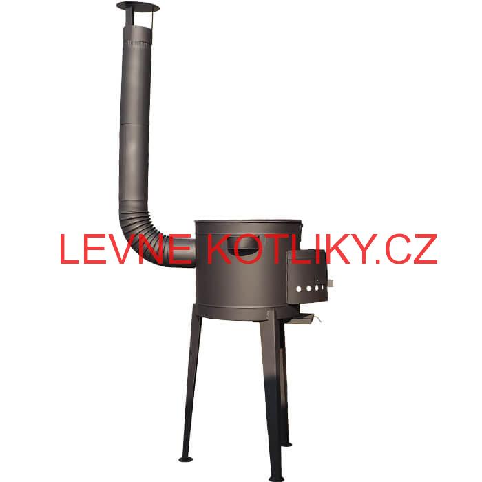 Vysoká kotlina 42 cm + žáruvzdorná barva PLUS 600